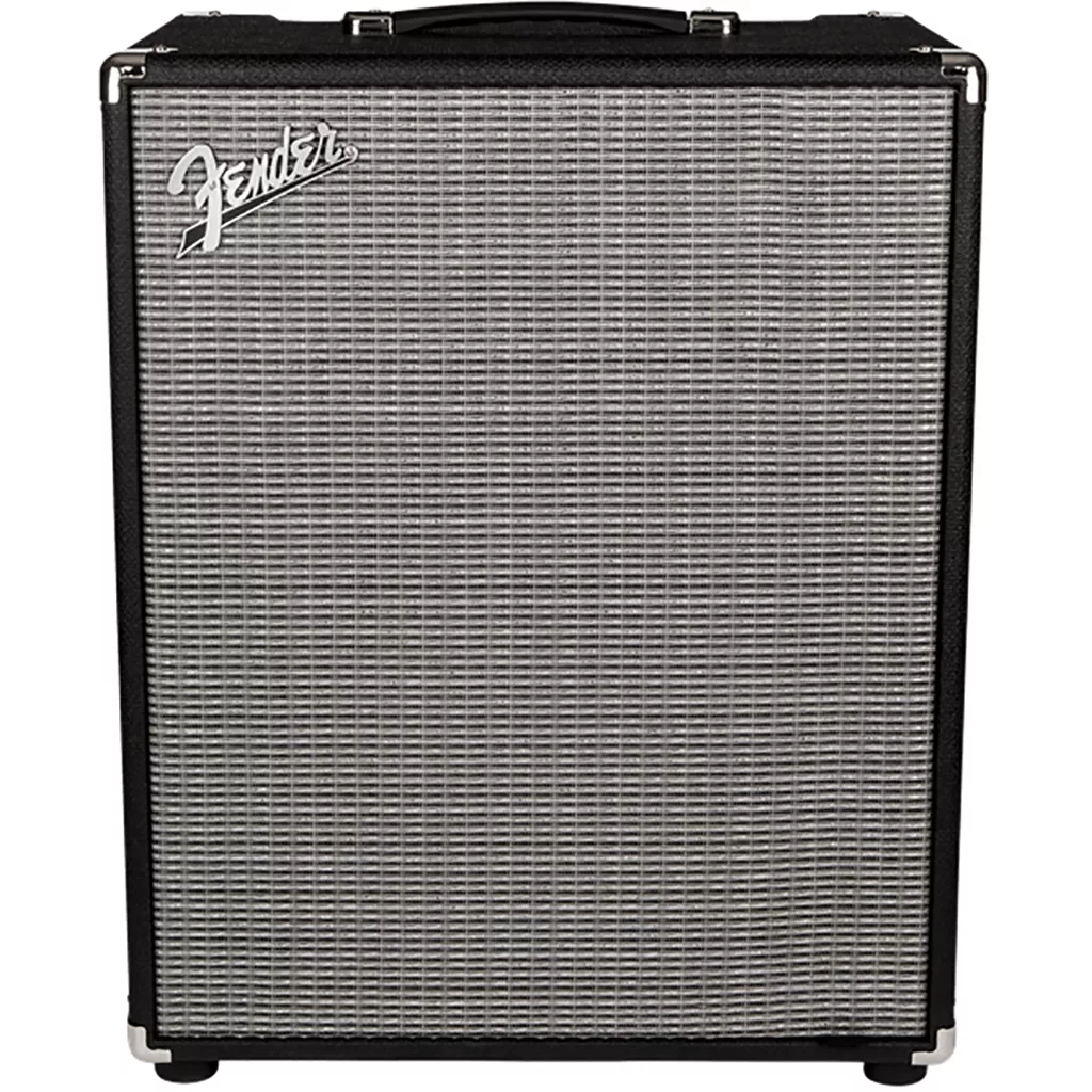 Fender Rumble™ 200 Bass Amplifier - Black and Silver