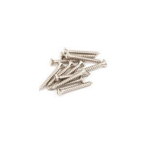 Vintage-Style Bass/Telecaster® Bridge/Strap Button Mounting Screws (12) (Phillips head) (Nickel)