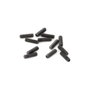 American Deluxe/American Series Tele® Saddle Height Adjustment Screws, Short, 4-40 X 3/8" Hex, Black (12)