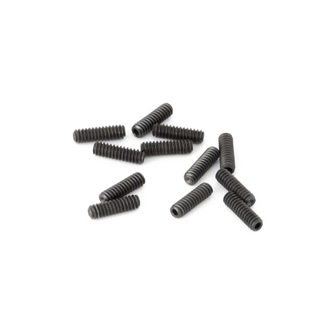 American Deluxe/American Series Tele® Saddle Height Adjustment Screws, Short, 4-40 X 3/8" Hex, Black (12)