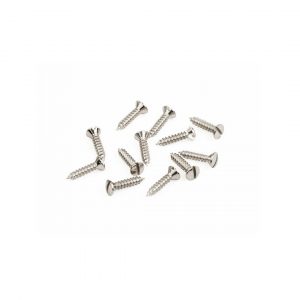 American Vintage '52 Telecaster® Pickguard/Control Plate Screws, 4 x 1/2" Slotted, Nickel (12)