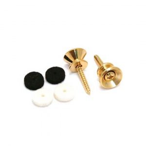 Pure Vintage Strap Buttons, Gold (2)