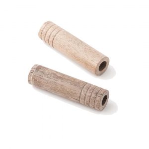 Truss Rod Cavity Plugs, Walnut, Grooved, Drilled (2)