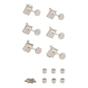 Vintage-Style Strat®/Tele® Tuners, Nickel (6)