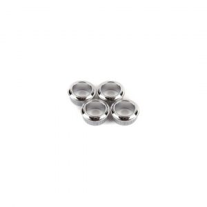 Bass Tuning Machine Bushings- Standard/Deluxe Series (Mexico), Chrome