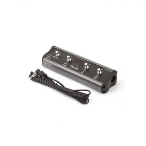 4-Button Footswitch: Preset Up Down, Quick Access, Effects On/Off, or Tap Tempo, with 1/4" Jack