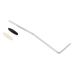 Player Jaguar®/Jazzmaster® Tremolo Arm, Chrome with Black and White Knobs
