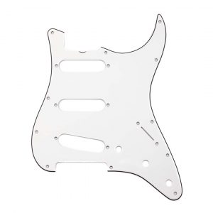 Pure Vintage Pickguard, '65 Stratocaster®, 11-Hole Mount, Eggshell, 3-Ply