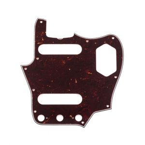 Pure Vintage Pickguard, '65 Jaguar®, 10-Hole Mount, Brown Shell, 3-Ply