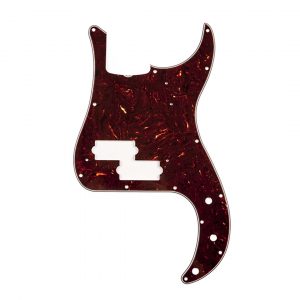 Pure Vintage Pickguard, '63 Precision Bass®, 13-Hole Mount, Brown Shell, 3-Ply