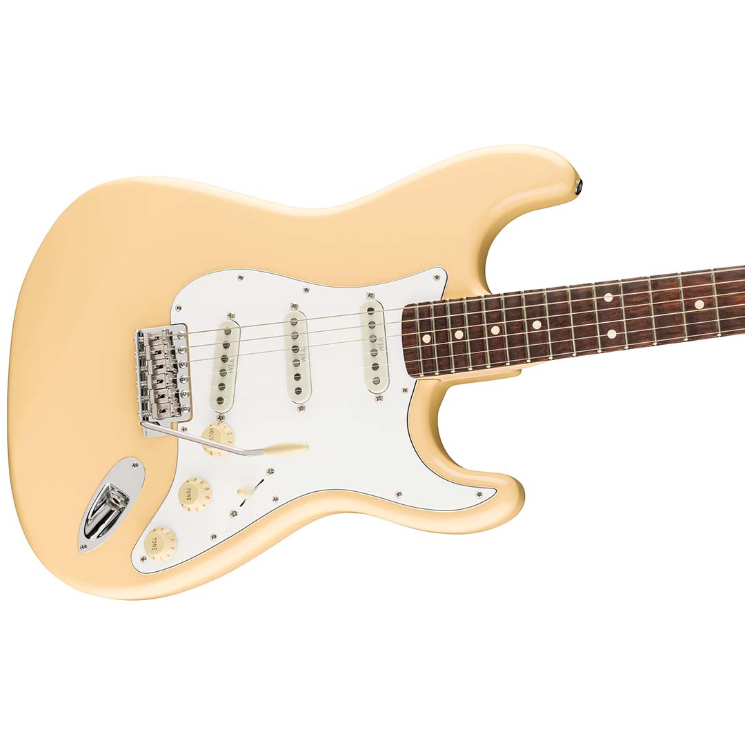 Yngwie Malmsteen Stratocaster®, Scalloped Rosewood Fingerboard, Vintage White - Image 5