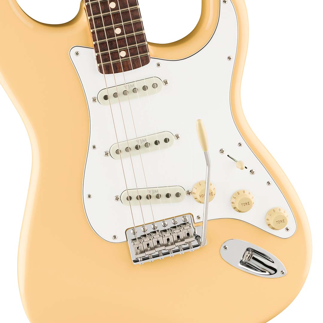 Yngwie Malmsteen Stratocaster®, Scalloped Rosewood Fingerboard, Vintage White - Image 4