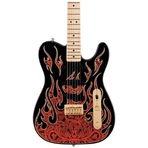 James Burton Telecaster®, Maple Fingerboard, Red Paisley Flames