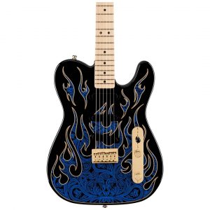 James Burton Telecaster®, Maple Fingerboard, Blue Paisley Flames