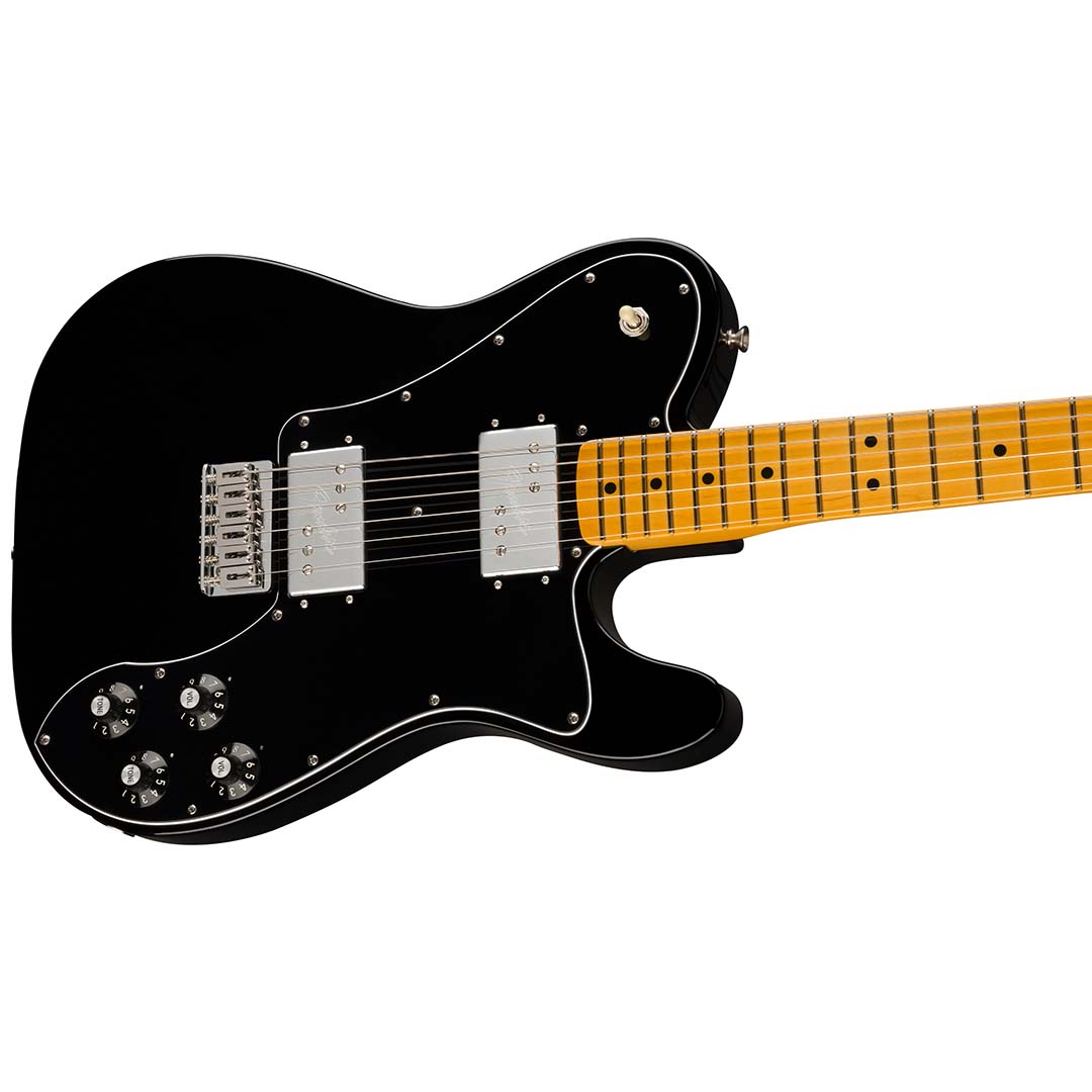 American Vintage II 1975 Telecaster® Deluxe, Maple Fingerboard, Black - Image 5