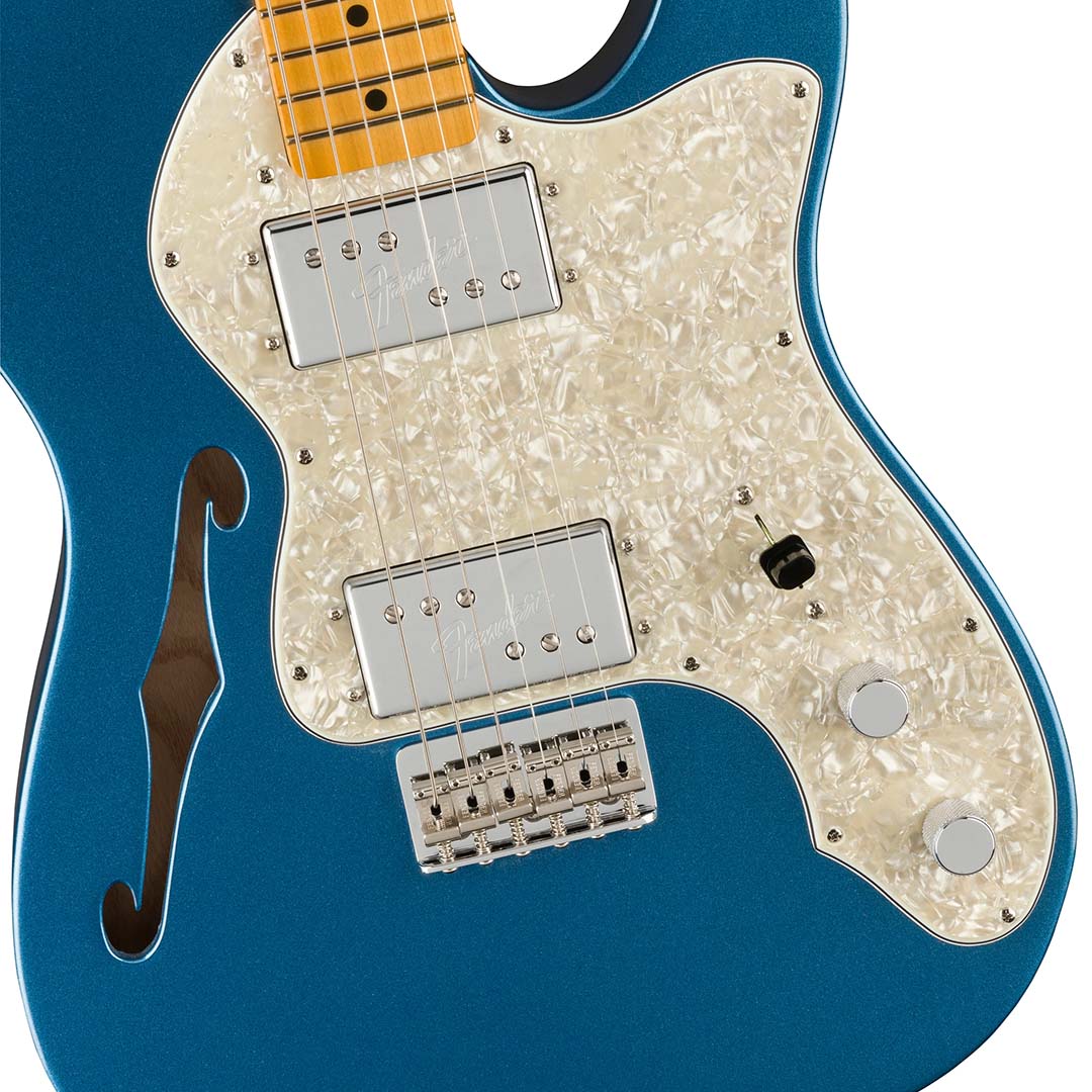 American Vintage II 1972 Telecaster® Thinline, Maple Fingerboard, Lake Placid Blue - Image 4