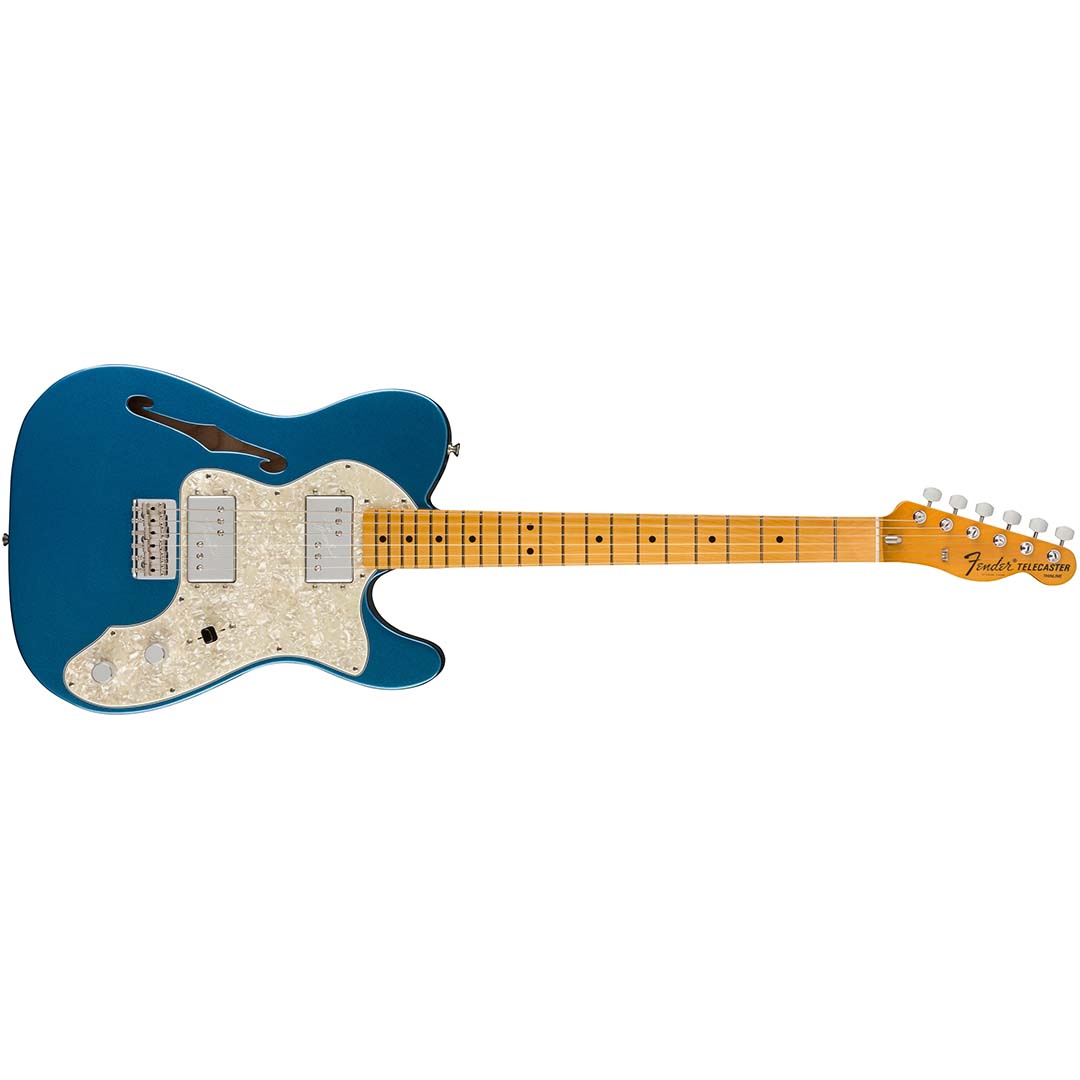 American Vintage II 1972 Telecaster® Thinline, Maple Fingerboard, Lake Placid Blue - Image 2