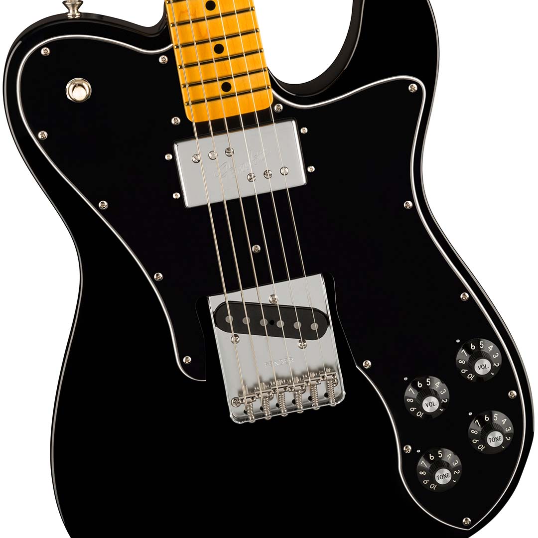 American Vintage II 1977 Telecaster® Custom, Maple Fingerboard, Black - Image 4