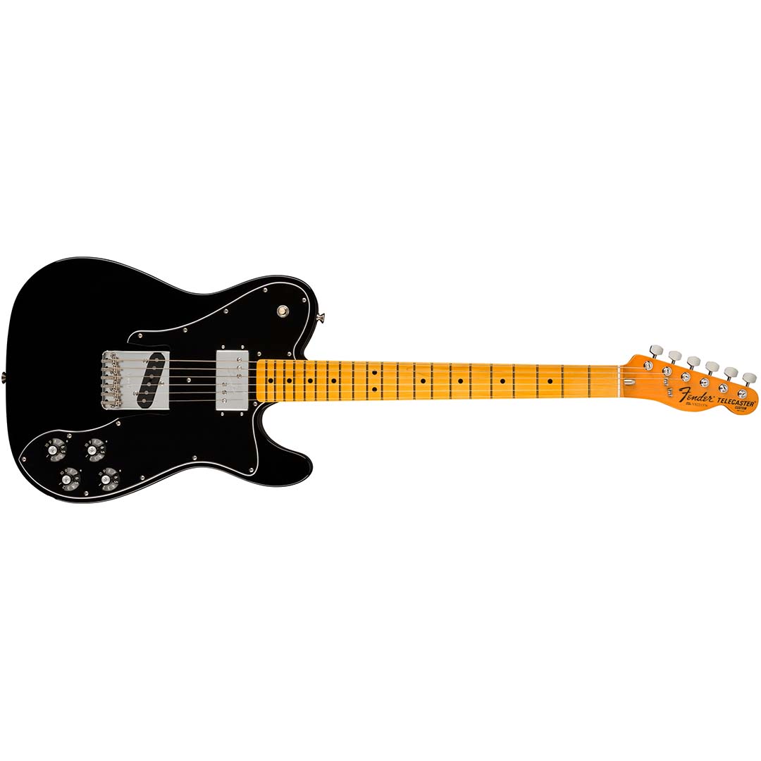 American Vintage II 1977 Telecaster® Custom, Maple Fingerboard, Black - Image 2