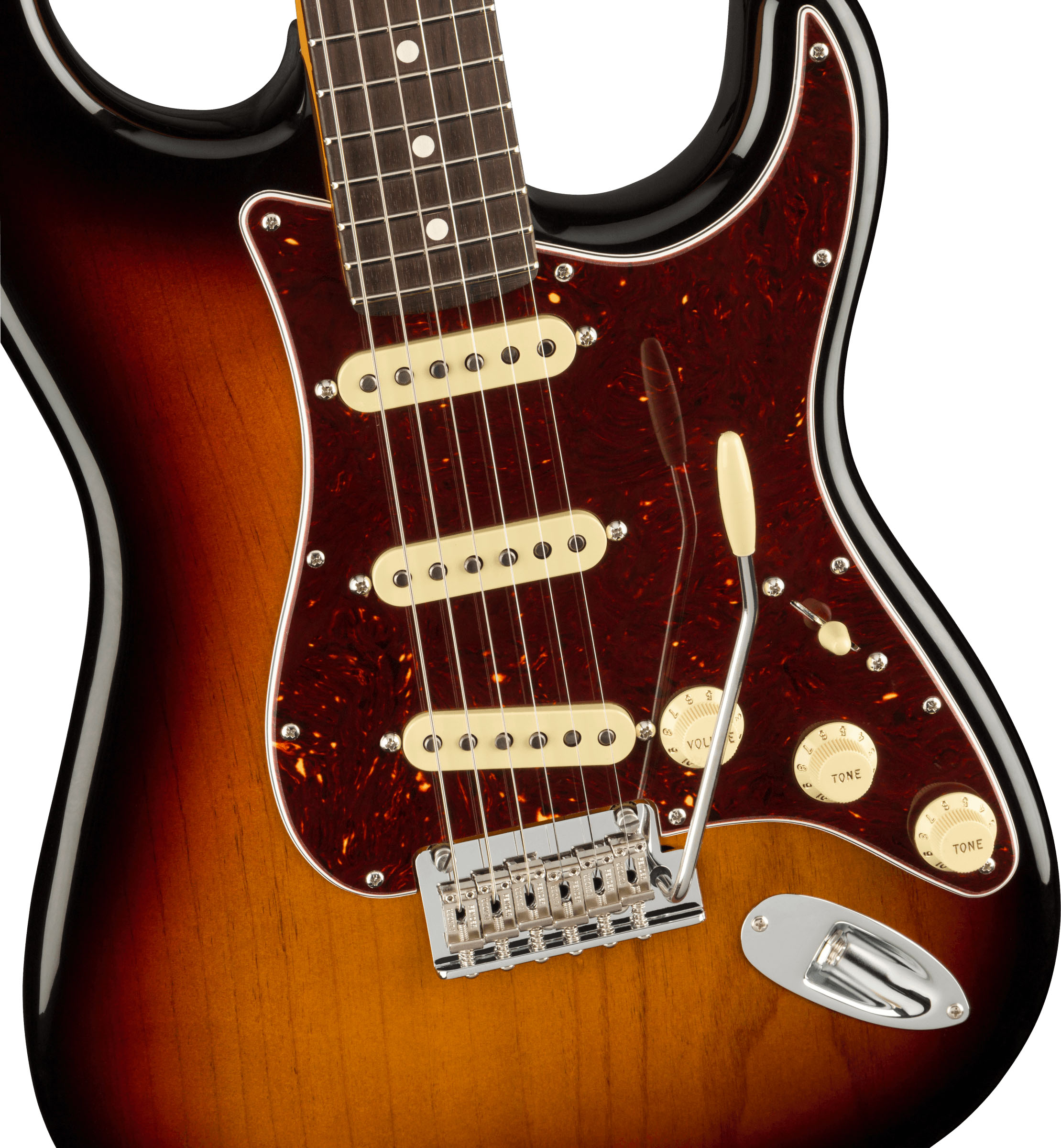 American Professional II Stratocaster®, Rosewood Fingerboard, 3-Color Sunburst - Image 4