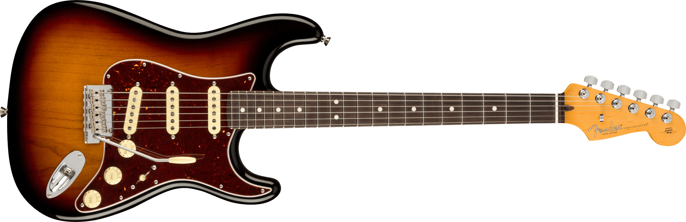 American Professional II Stratocaster®, Rosewood Fingerboard, 3-Color Sunburst - Image 2
