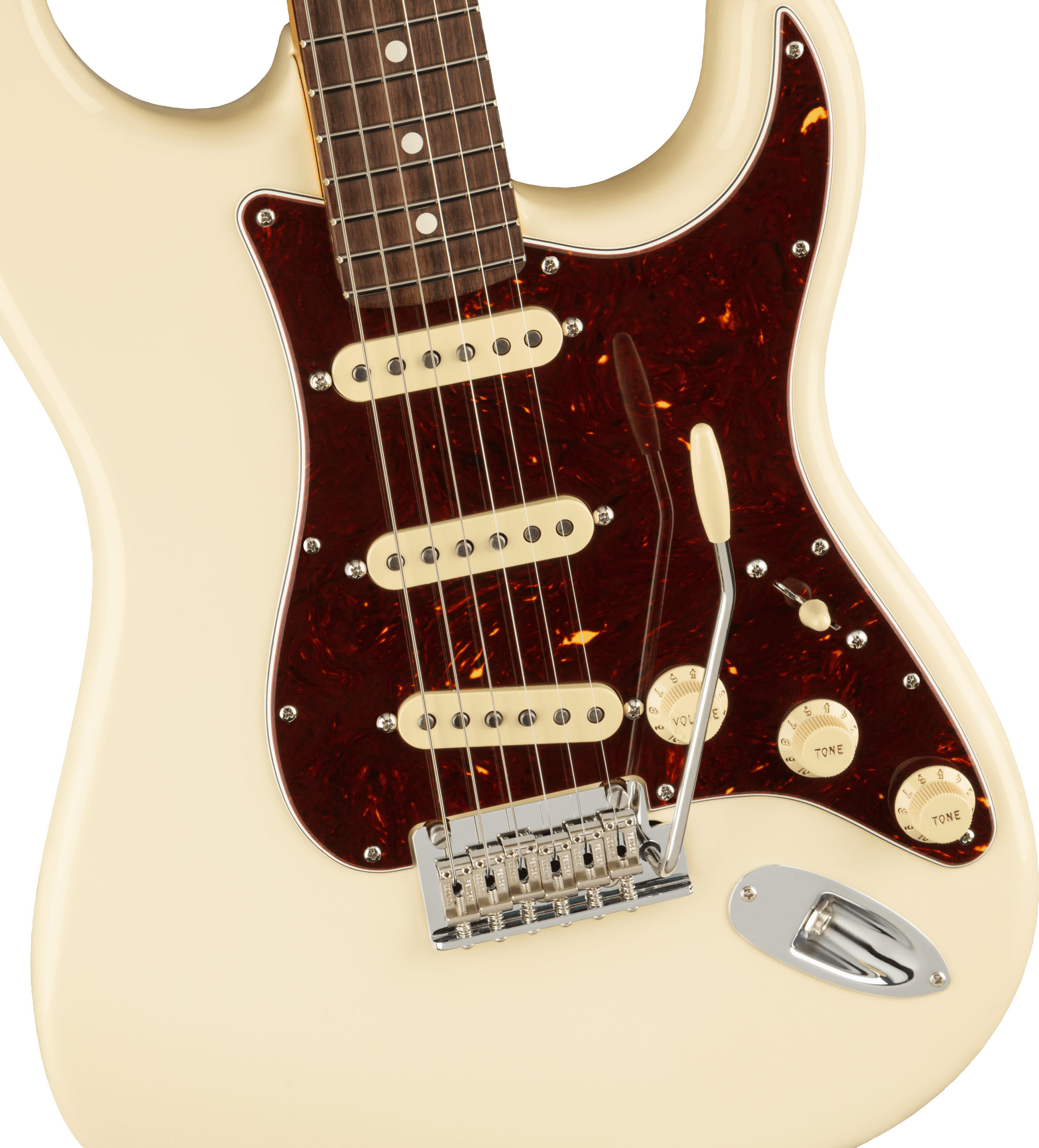 American Professional II Stratocaster®, Rosewood Fingerboard, Olympic White - Image 4