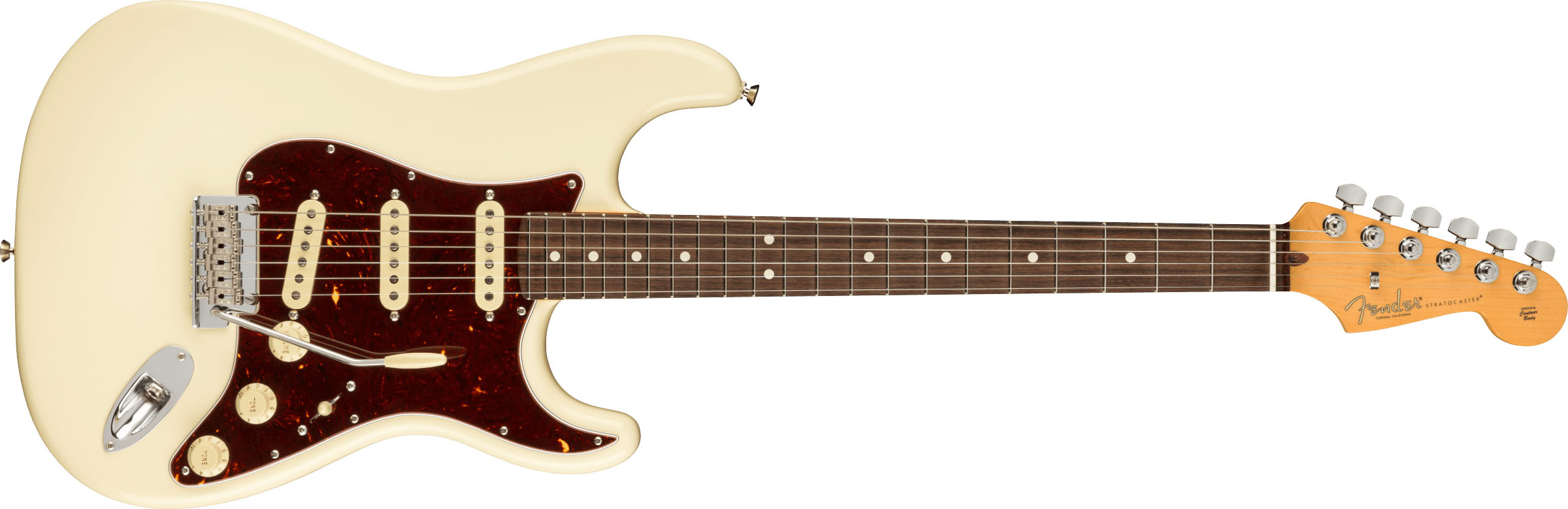 American Professional II Stratocaster®, Rosewood Fingerboard, Olympic White - Image 2