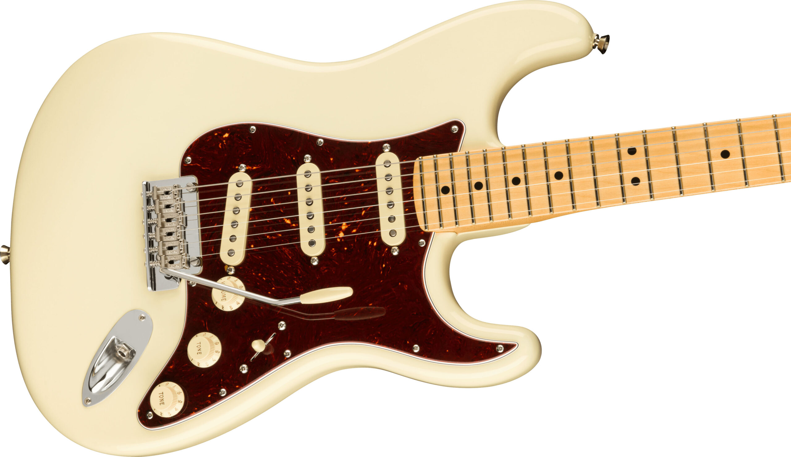 American Professional II Stratocaster®, Maple Fingerboard, Olympic White - Image 5