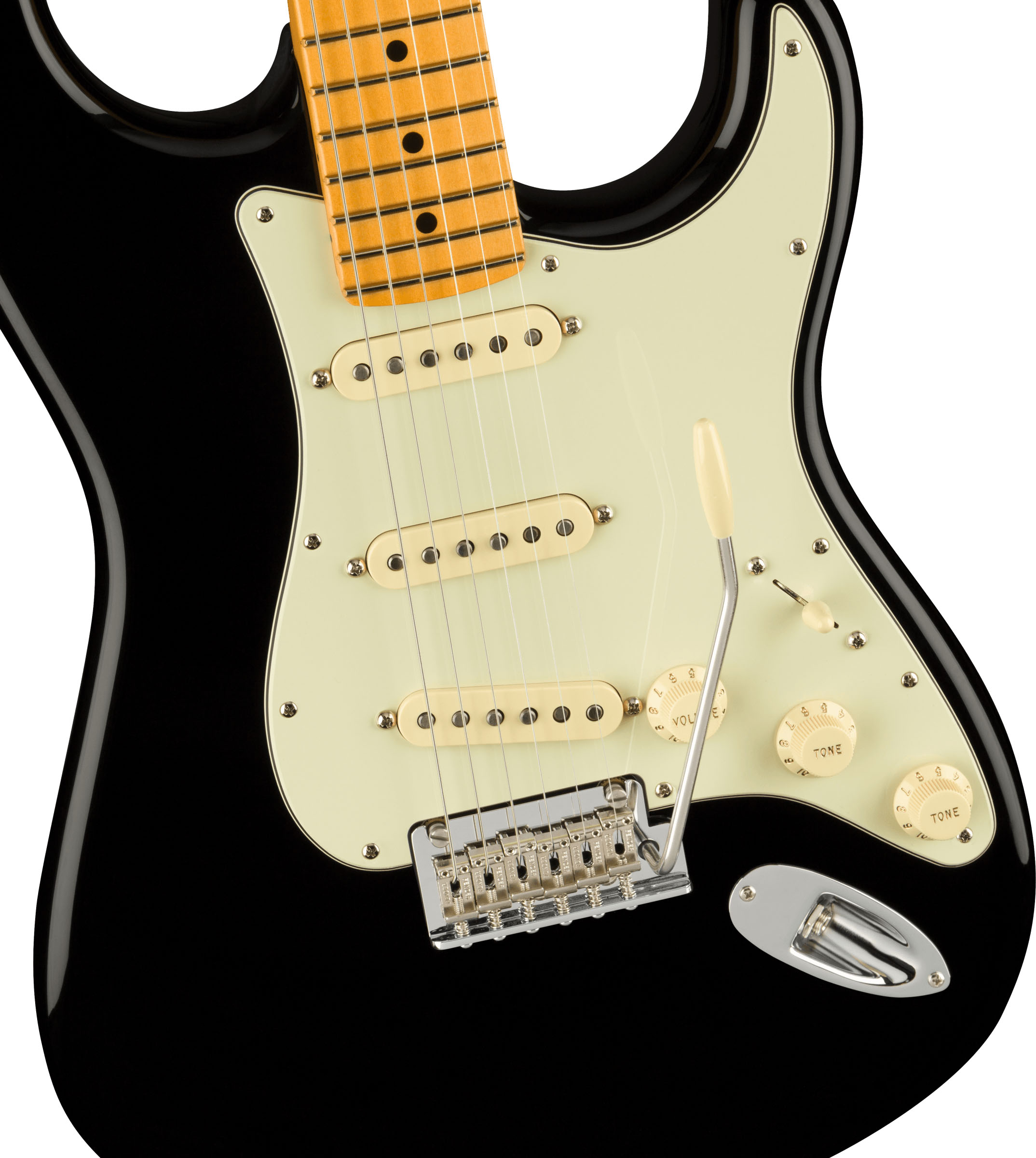 American Professional II Stratocaster®, Maple Fingerboard, Black - Image 4