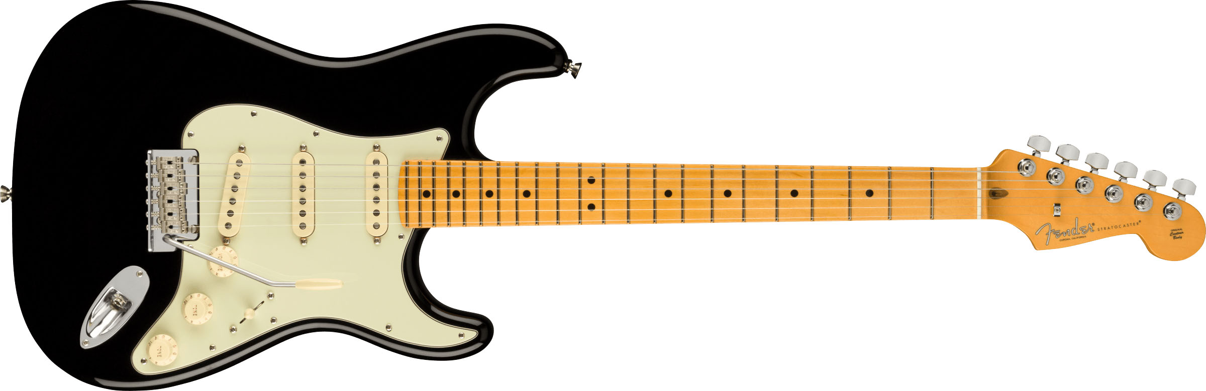 American Professional II Stratocaster®, Maple Fingerboard, Black - Image 2