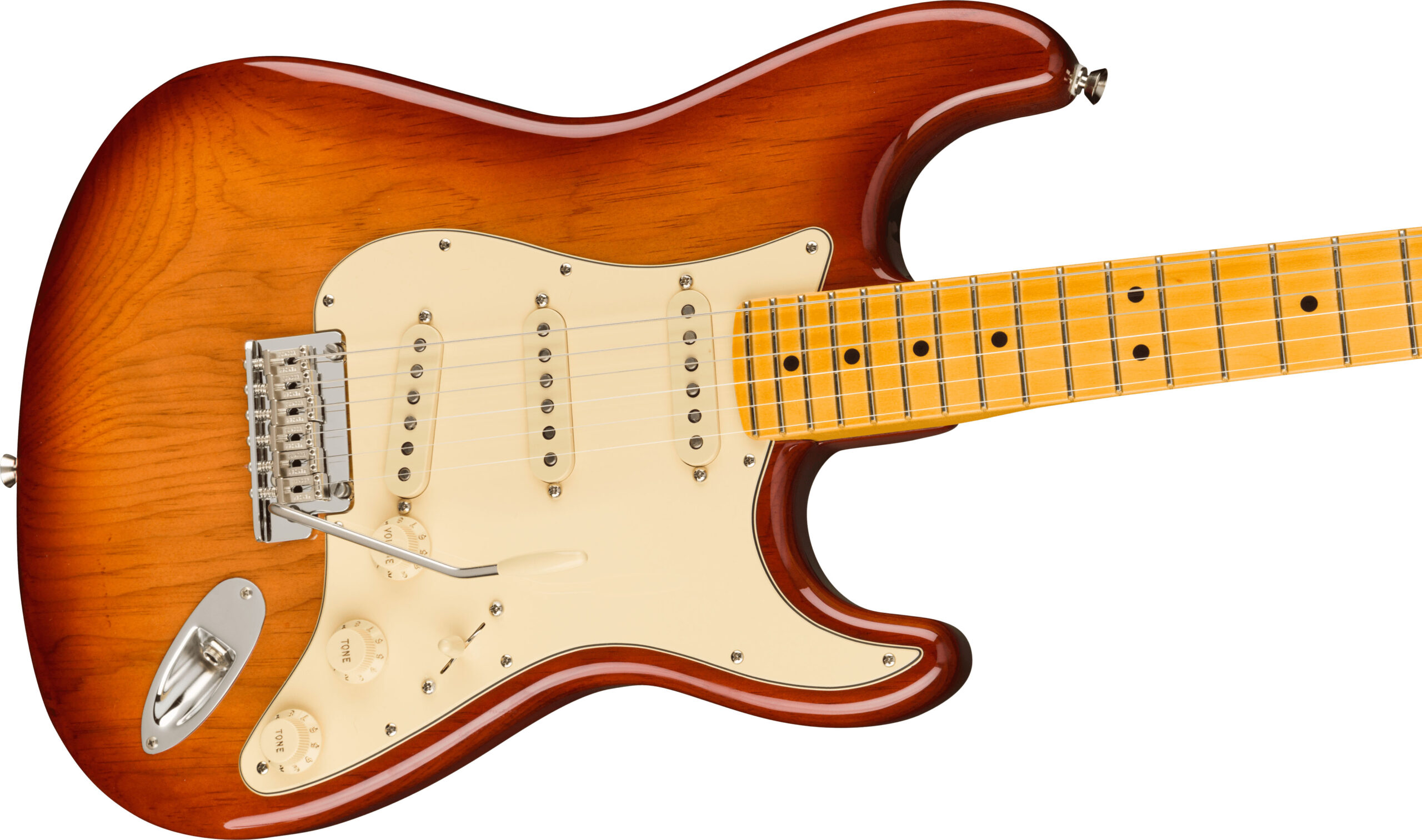 American Professional II Stratocaster®, Maple Fingerboard, Sienna Sunburst - Image 5