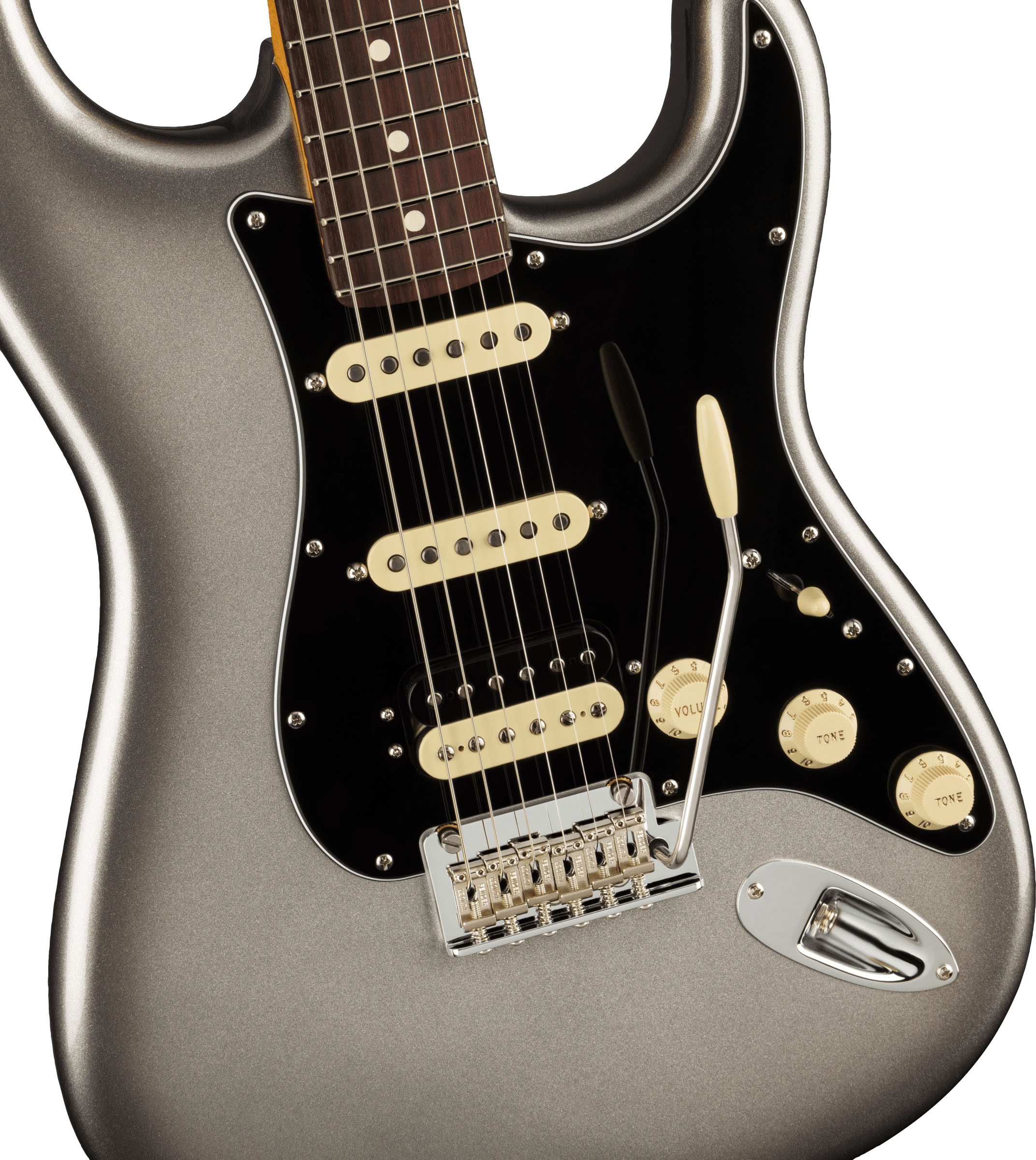 American Professional II Stratocaster® HSS, Rosewood Fingerboard, Mercury - Image 4