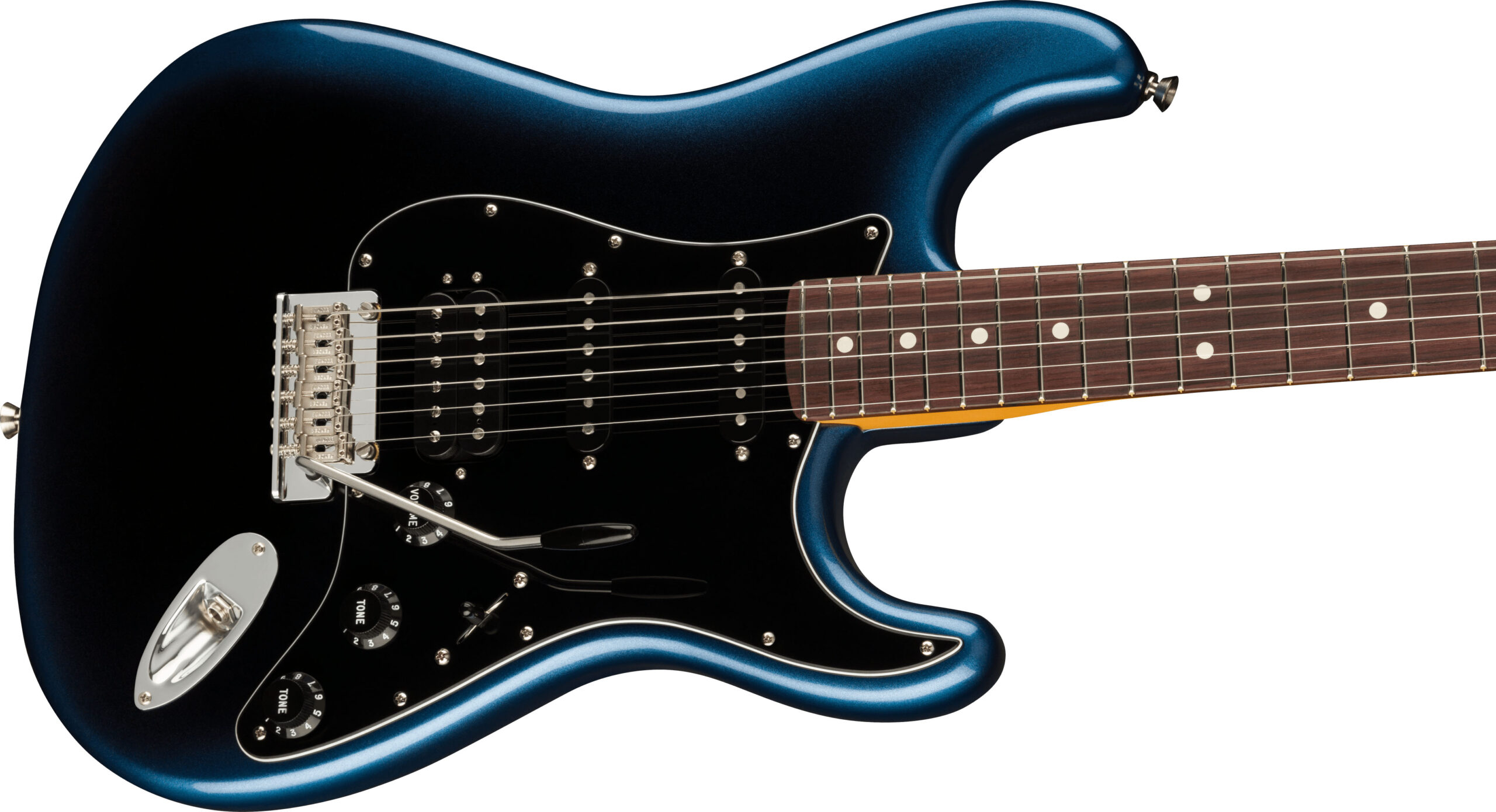 American Professional II Stratocaster® HSS, Rosewood Fingerboard, Dark Night - Image 5