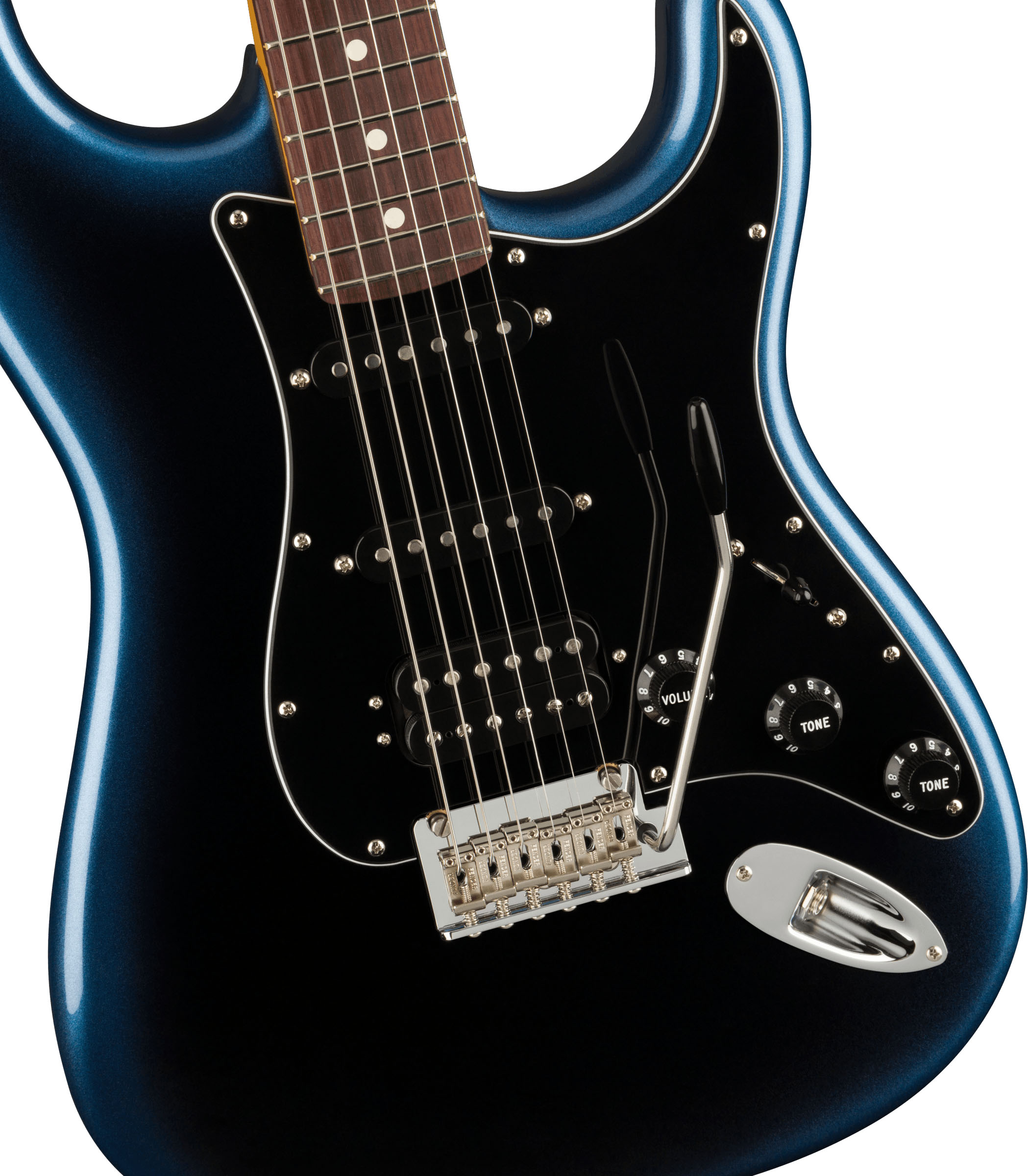 American Professional II Stratocaster® HSS, Rosewood Fingerboard, Dark Night - Image 4