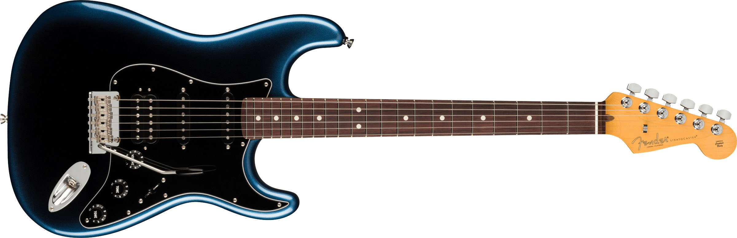 American Professional II Stratocaster® HSS, Rosewood Fingerboard, Dark Night - Image 2