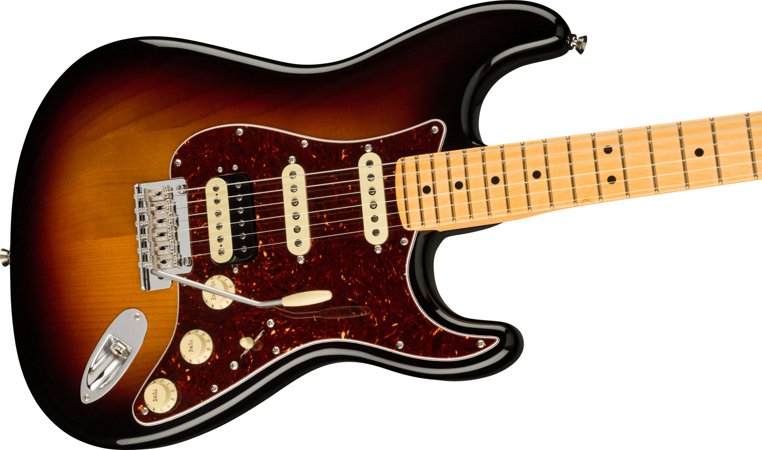 American Professional II Stratocaster® HSS, Maple Fingerboard, 3-Color Sunburst - Image 5
