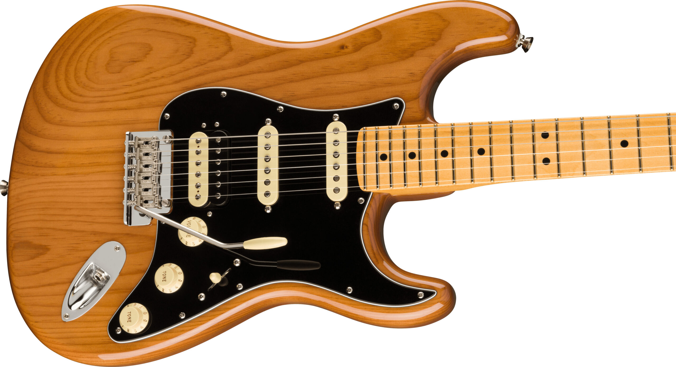 American Professional II Stratocaster® HSS, Maple Fingerboard, Roasted Pine - Image 5