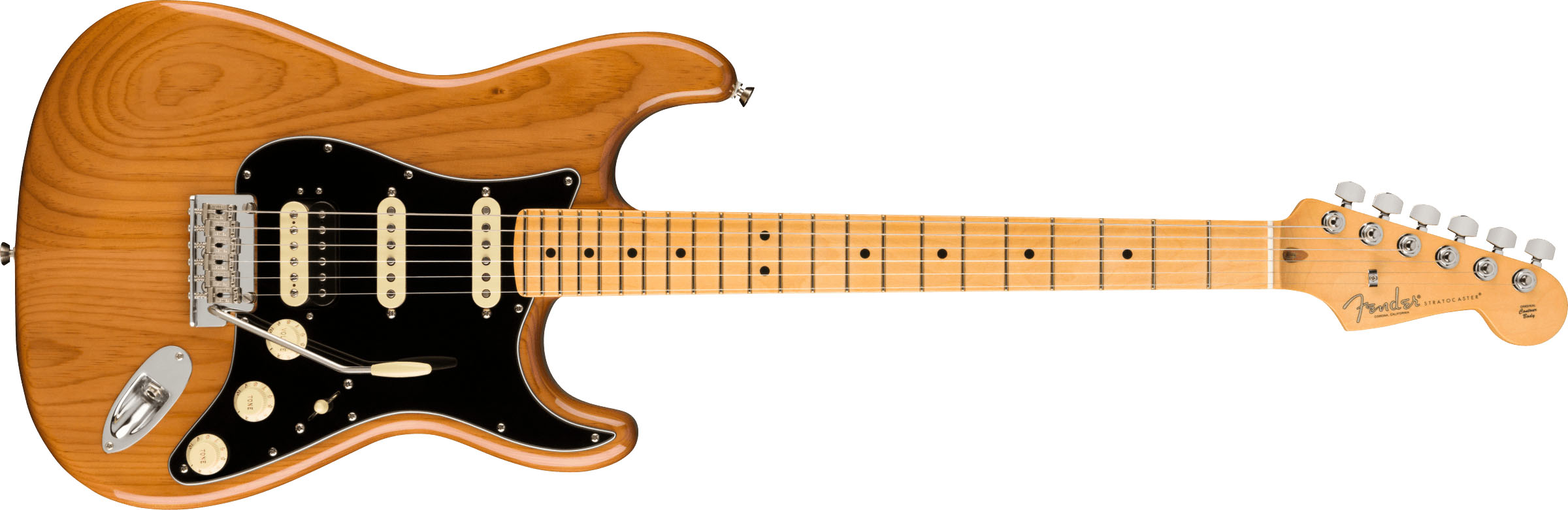 American Professional II Stratocaster® HSS, Maple Fingerboard, Roasted Pine - Image 2