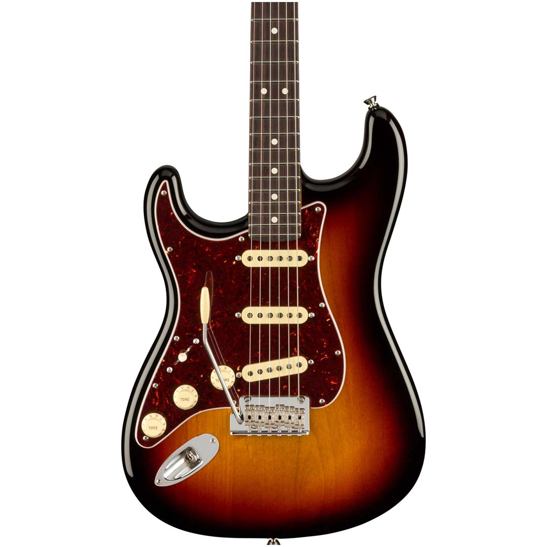 American Professional II Stratocaster® Left-Hand, Rosewood Fingerboard, 3-Color Sunburst