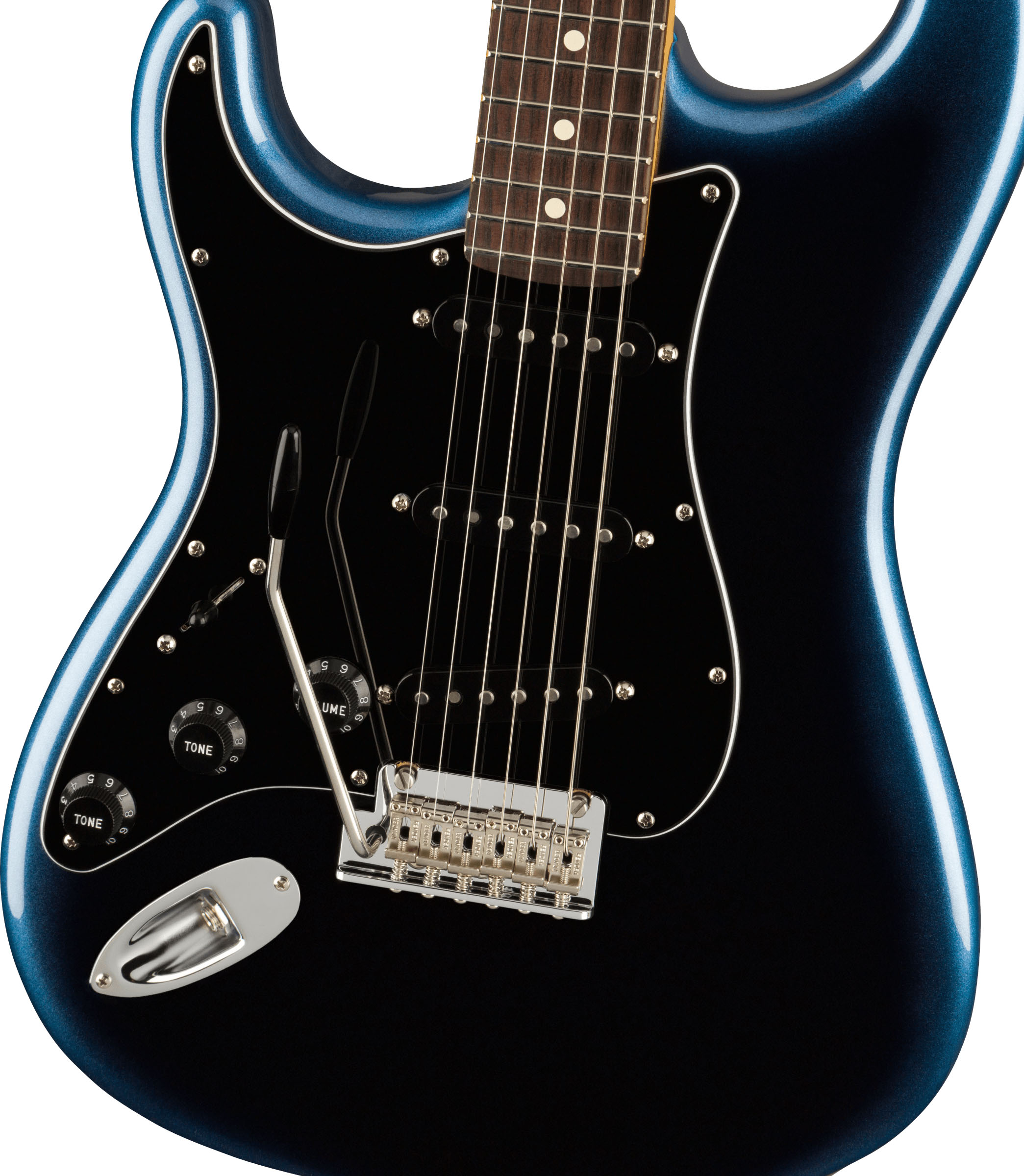 American Professional II Stratocaster® Left-Hand, Rosewood Fingerboard, Dark Night - Image 4