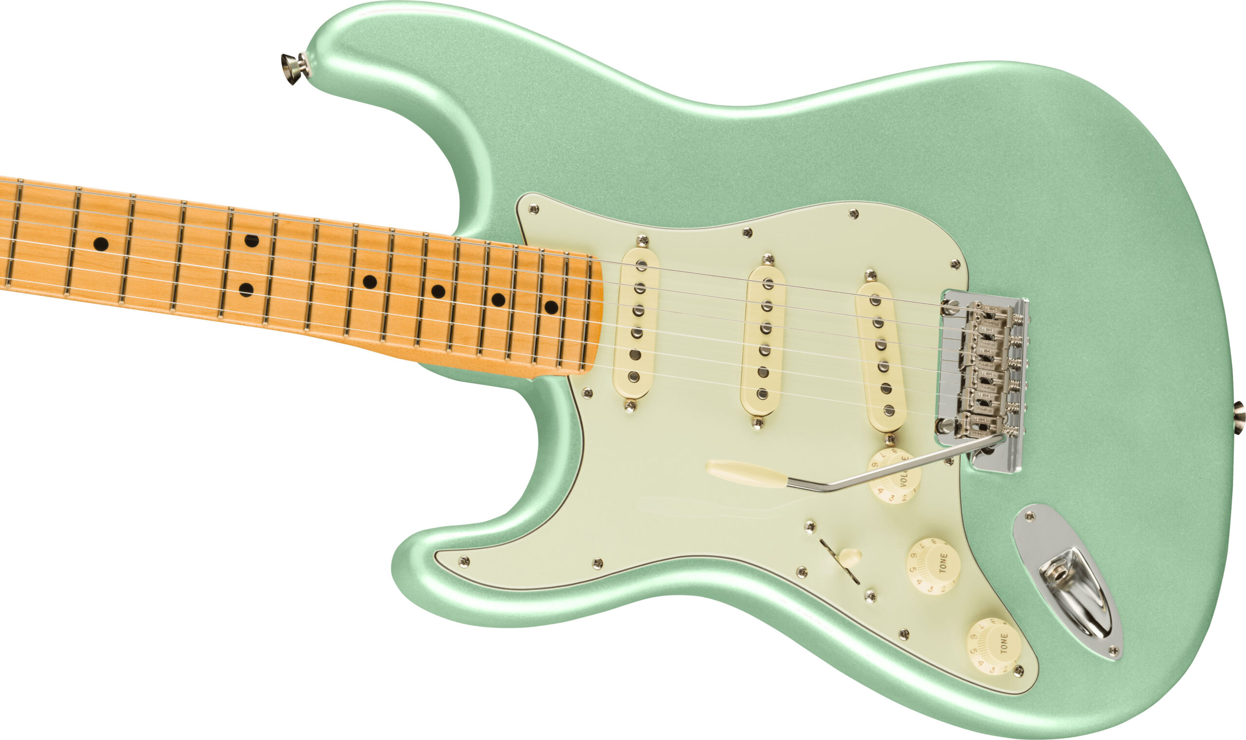 American Professional II Stratocaster® Left-Hand, Maple Fingerboard, Mystic Surf Green - Image 5