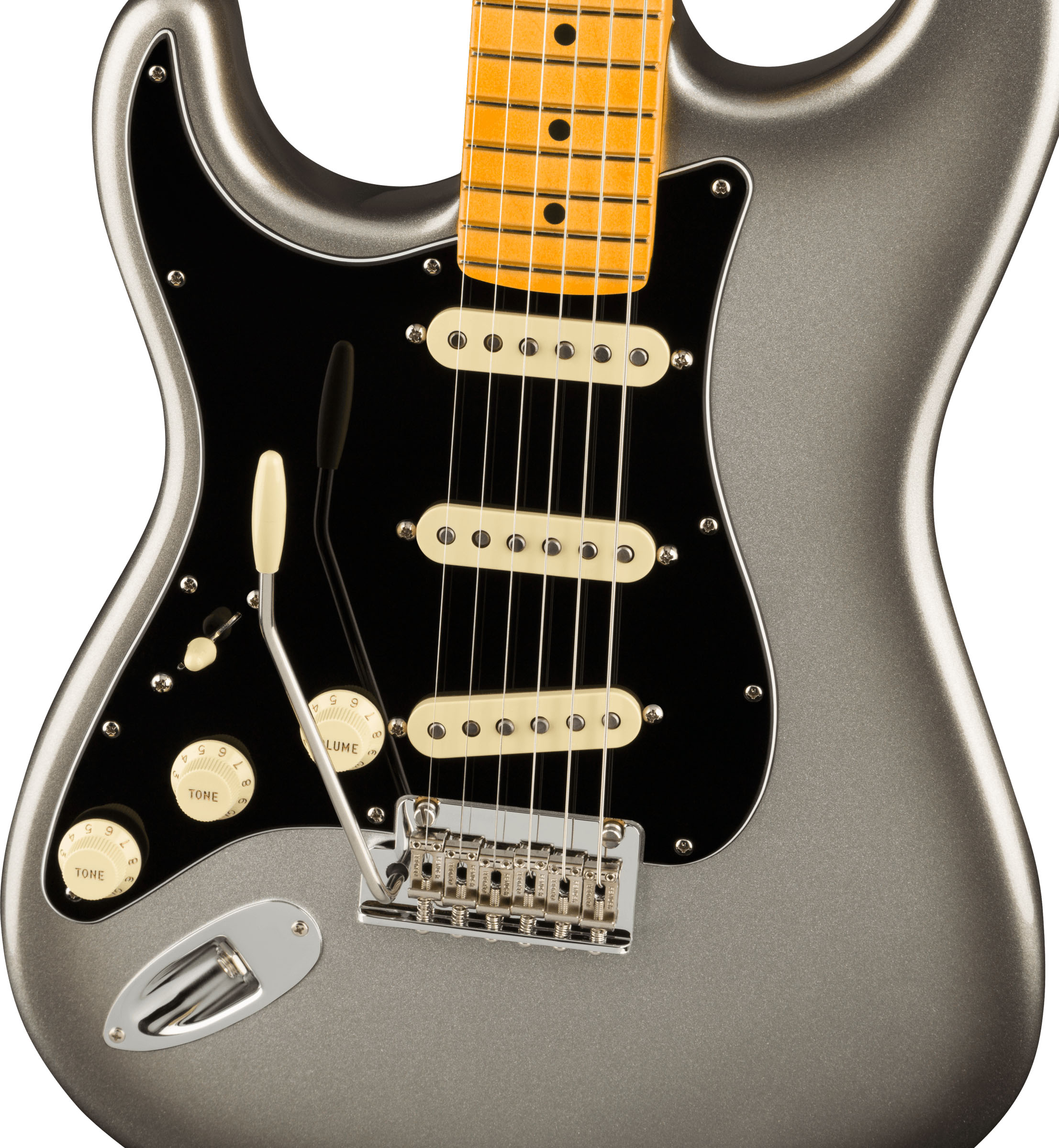 American Professional II Stratocaster® Left-Hand, Maple Fingerboard, Mercury - Image 4