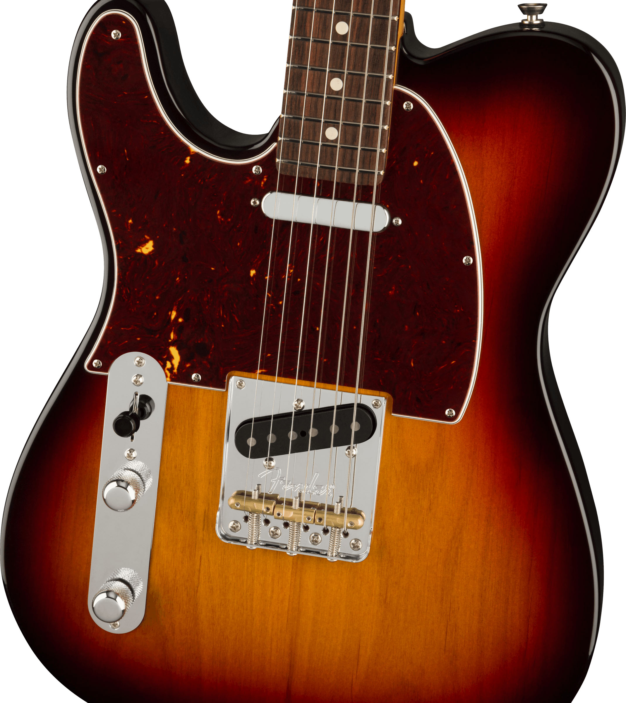American Professional II Telecaster® Left-Hand, Rosewood Fingerboard, 3-Color Sunburst - Image 4
