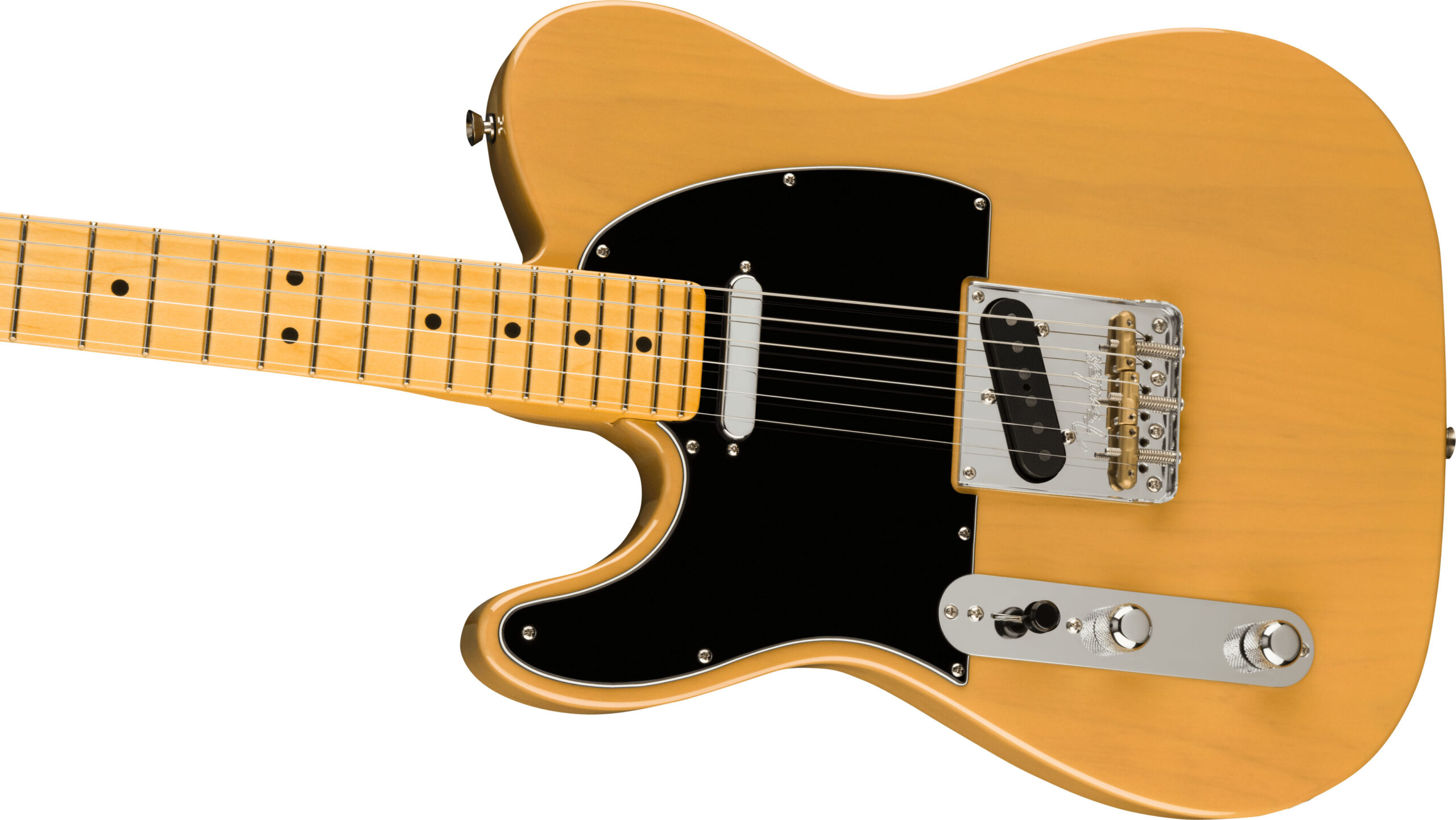 American Professional II Telecaster® Left-Hand, Maple Fingerboard, Butterscotch Blonde - Image 5