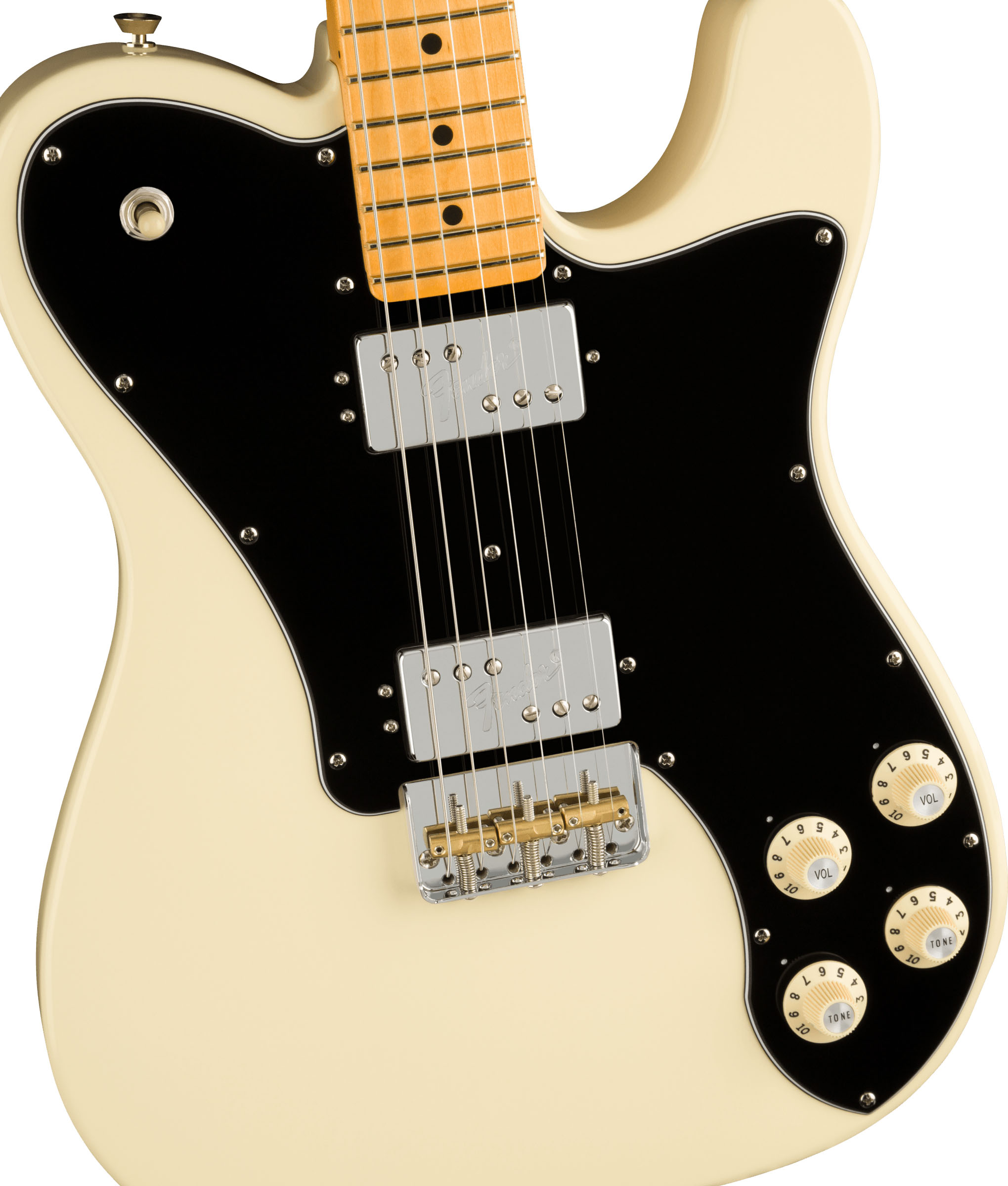 American Professional II Telecaster® Deluxe, Maple Fingerboard, Olympic White - Image 4
