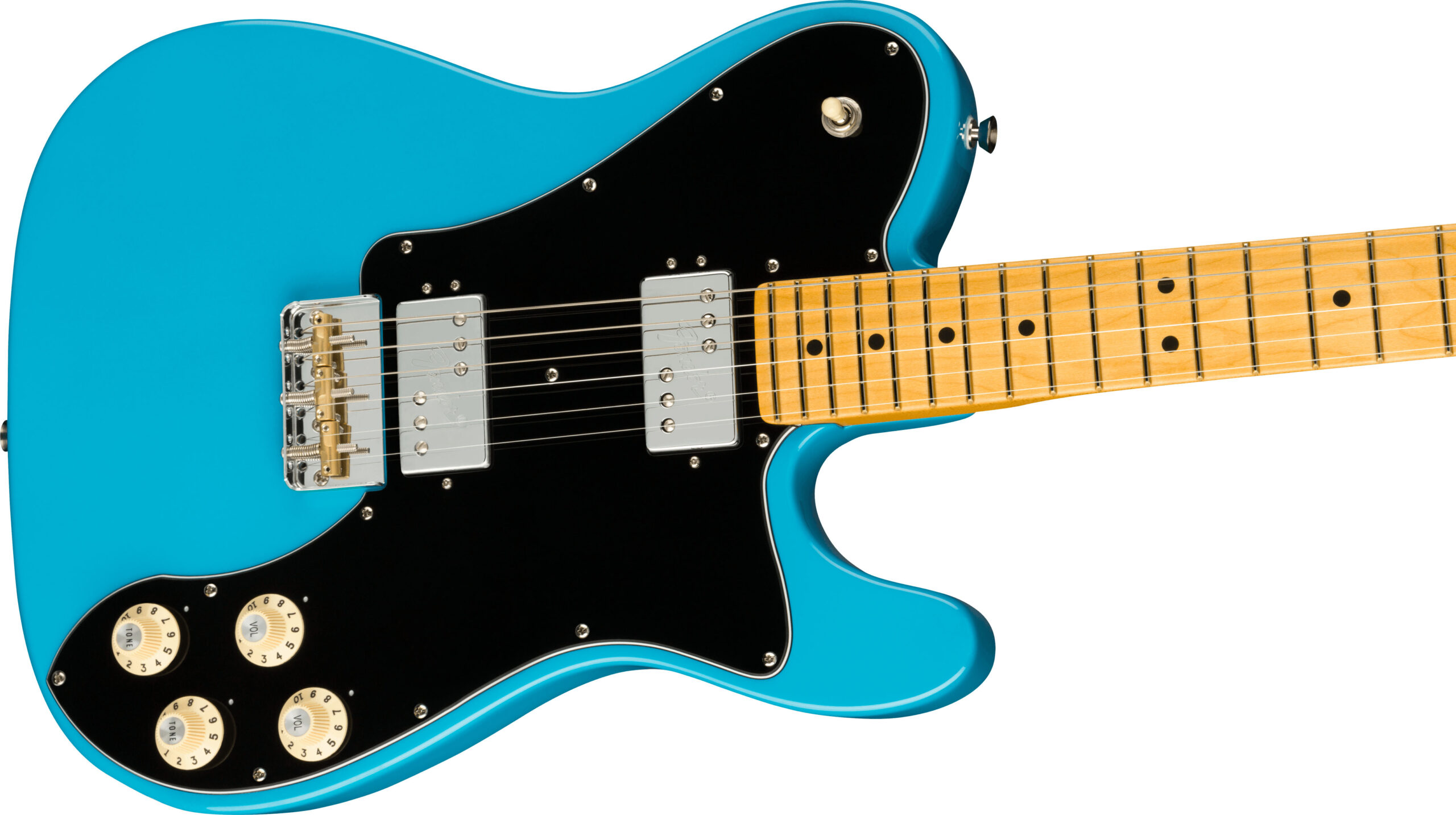 American Professional II Telecaster® Deluxe, Maple Fingerboard, Miami Blue - Image 5