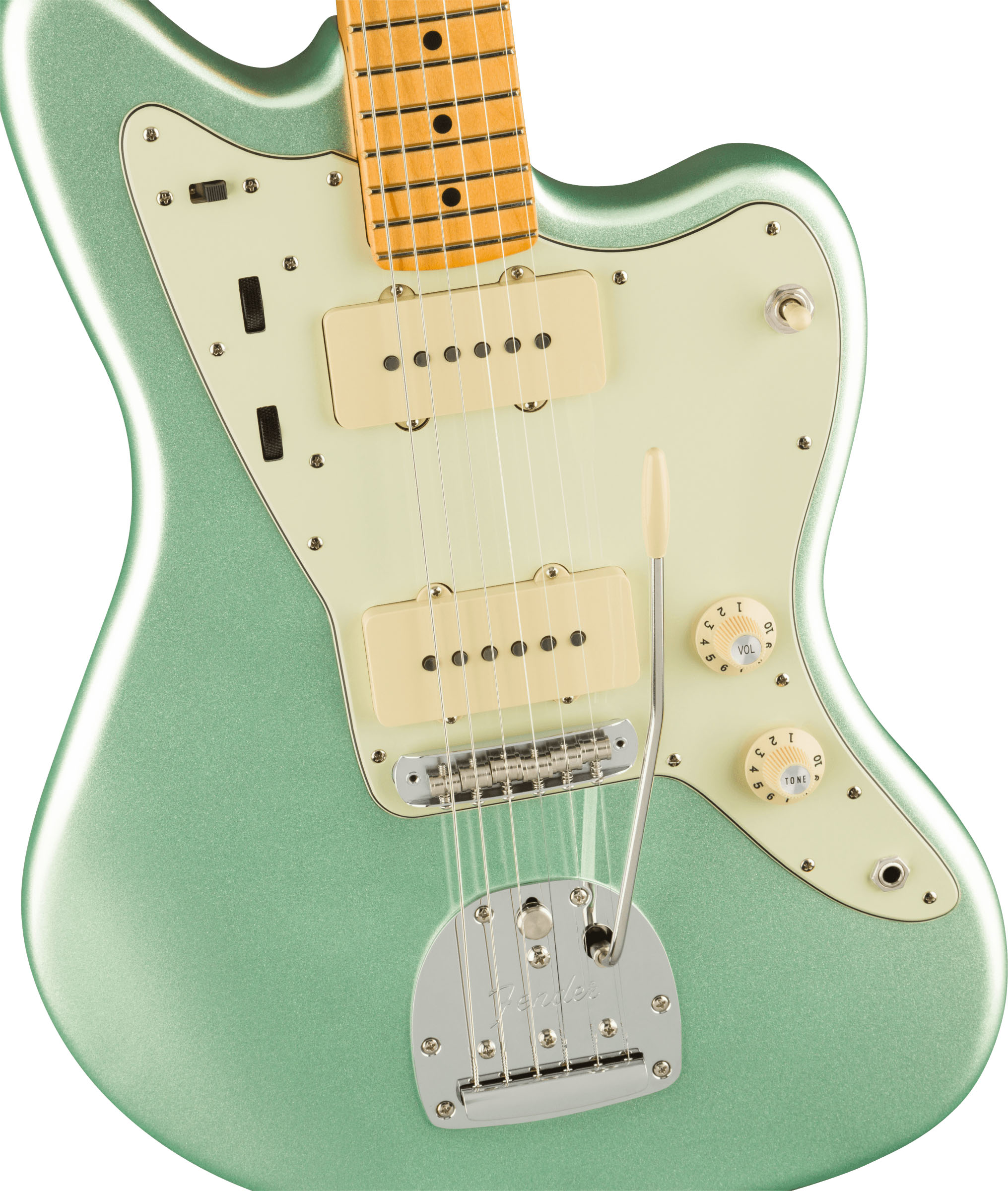 American Professional II Jazzmaster®, Maple Fingerboard, Mystic Surf Green - Image 4