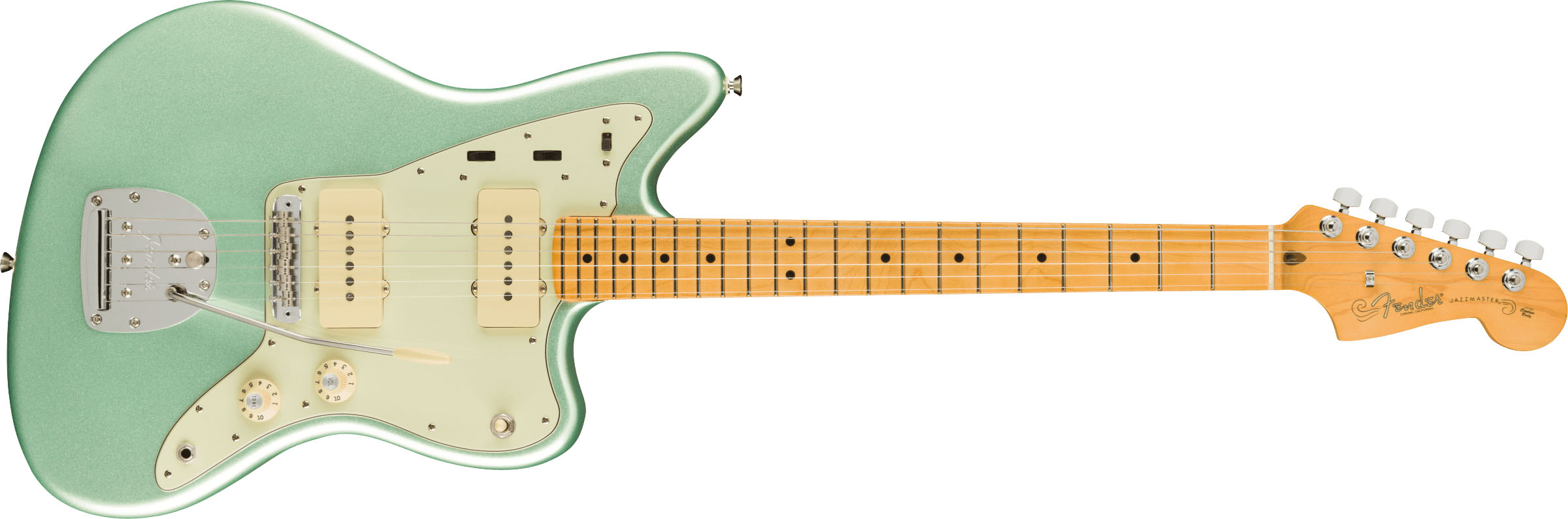 American Professional II Jazzmaster®, Maple Fingerboard, Mystic Surf Green - Image 2