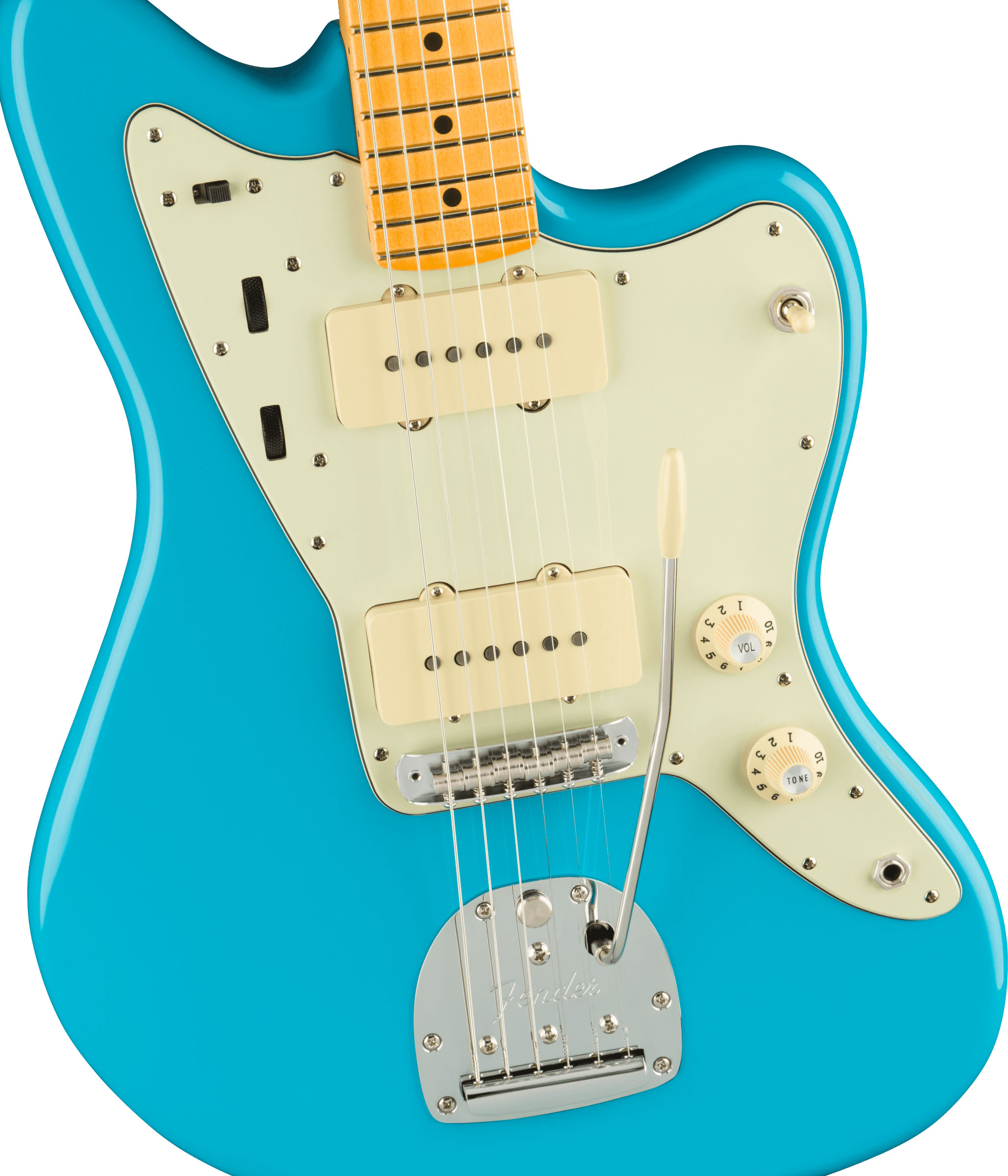 American Professional II Jazzmaster®, Maple Fingerboard, Miami Blue - Image 4