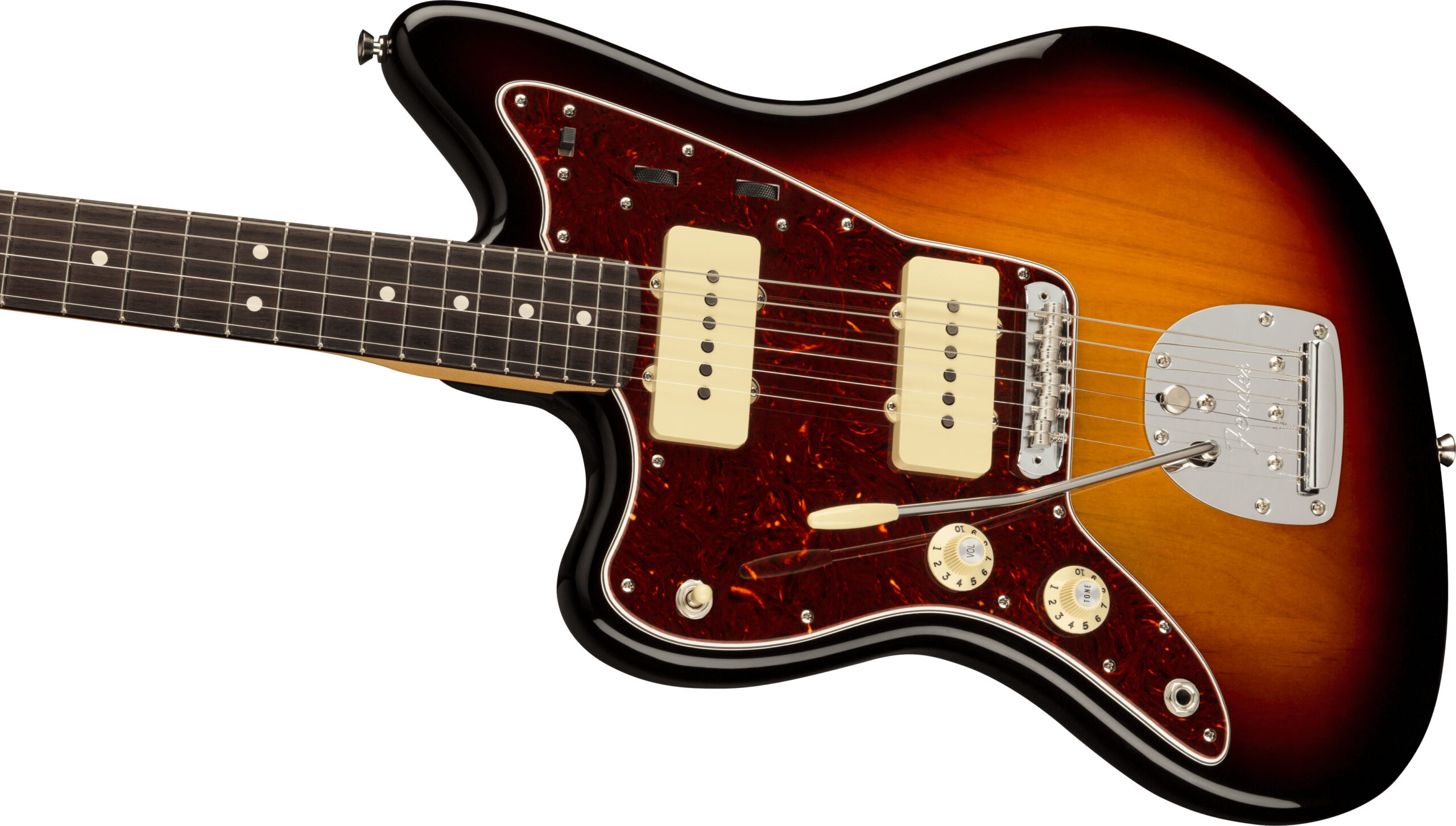 American Professional II Jazzmaster® Left-Hand, Rosewood Fingerboard, 3-Color Sunburst - Image 5
